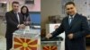 Лидерите на СДСМ и на ВМРО-ДПМНЕ, Зоран Заев и Никола Груевски гласаат на предвремените парламентарни избори на 11 декември 2016