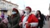 Сумесны марш пратэсту жанчын і людзей з інваліднасьцю.