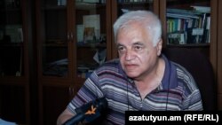 Armenia -- Mher Markossian, director of two companies sanctionted by the U.S., speaks to RFE/RL in Yerevan, August 14, 2019
