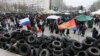 Барикади біля Донецької ОДА, 11 квітня 2014 року