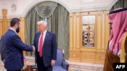 Встреча Трампа и аш-Шараа в Эр-Рияде, 14 мая 2025 года