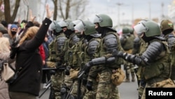 Мірны марш пратэсту ў Менску, 1 лістапада 2020 году