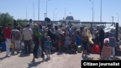 Türkmenistan we Özbegistan serhedindäki barlag nokady (arhiwden surat)
