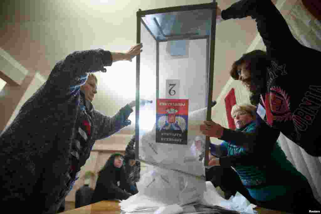 Падлік галасоў у Данецку, 2 лістапада 2014 году