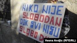 Sa jednog od LGBT protesta u Srbiji