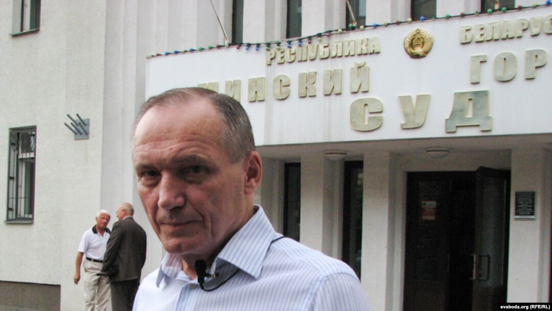 Belarusian opposition leader Uladzimer Nyaklyaeu