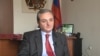 Замглавы МИД Армении Зограб Мнацаканян дает интервью, апрель 2012 г.