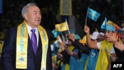 Президент Назарбаев "Нур Отандын" жеңиштен кийинки форумунда. Астана,16.1.2012
