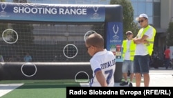 Фудбалска еуфорија во Скопје