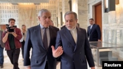 Իտալիայի և Իրանի արտգործնախարարները, Հռոմ, 18-ը ապրիլի, 2025թ. 