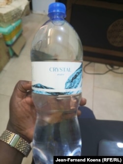 Crystal Water is a bottled water brand produced at Africa Ti L'or bottling plant in the Central African Republic. The plant is connected to Russia's Wagner Group.