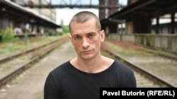 Петр Павленский в Праге