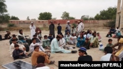 په انګور اډه کې د معزورانو احتجاج.((۱۲-۲-۲۰۲۱))