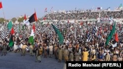 The Pakistan Democratic Movement (PDM) held an anti-government rally in Bannu, northwest Pakistan, on January 6. The alliance of political parties is demanding the resignation of Prime Minister Imran Khan.
