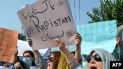 Hundreds of women took to the streets across Pakistan on September 12, protesting the gang rape of a woman.